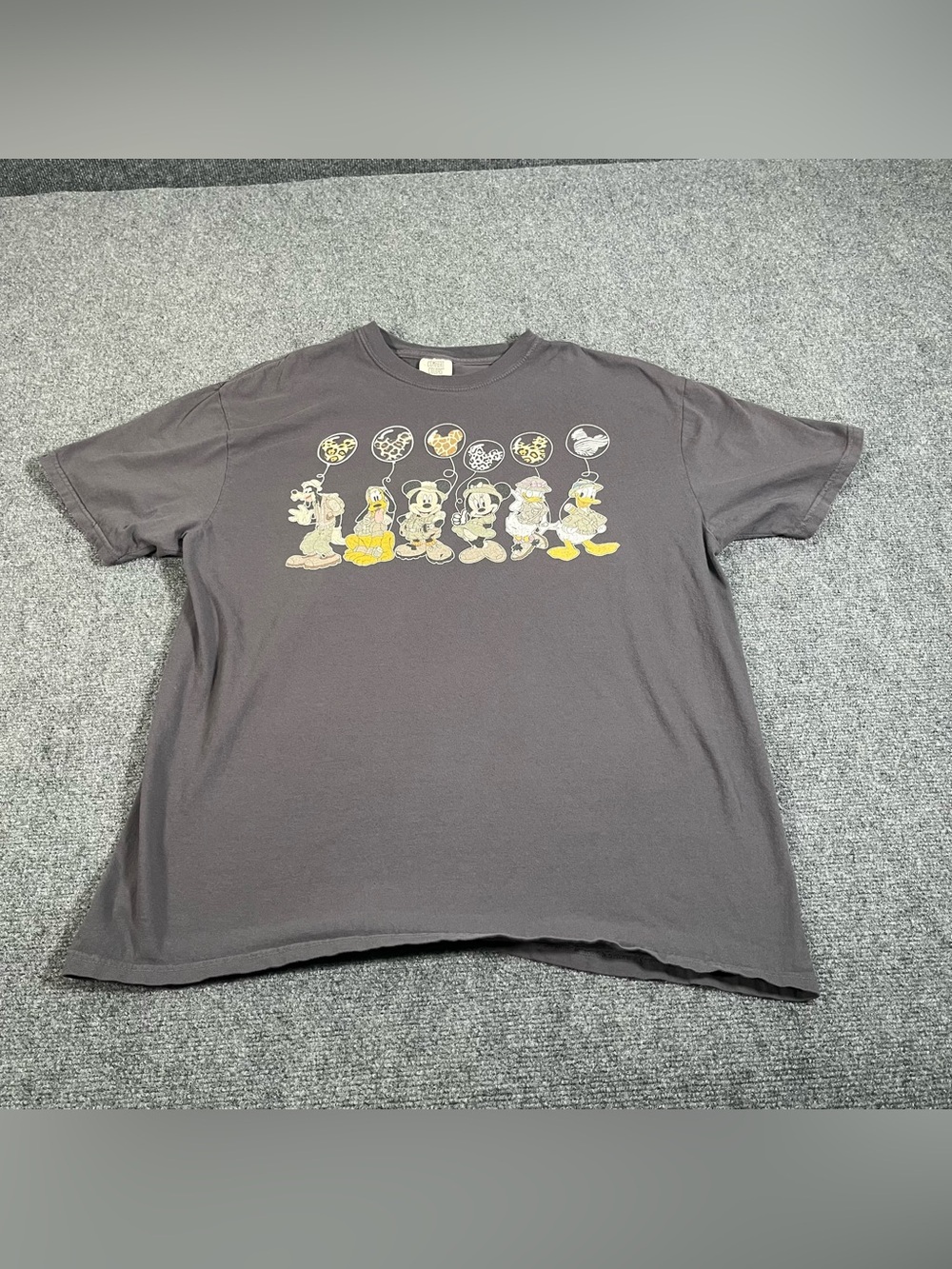 Disney Animal Kingdom Shirt Men’s Xl Y2K  Mickey Mouse Donald Duck Pluto Safari